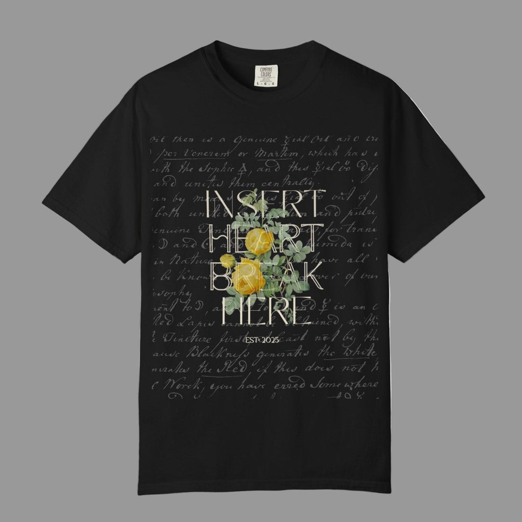 Insert Heartbreak Here — Vintage Rose Tee