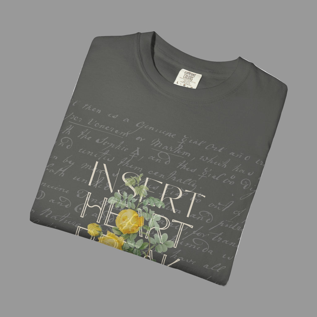 Insert Heartbreak Here — Vintage Rose Tee