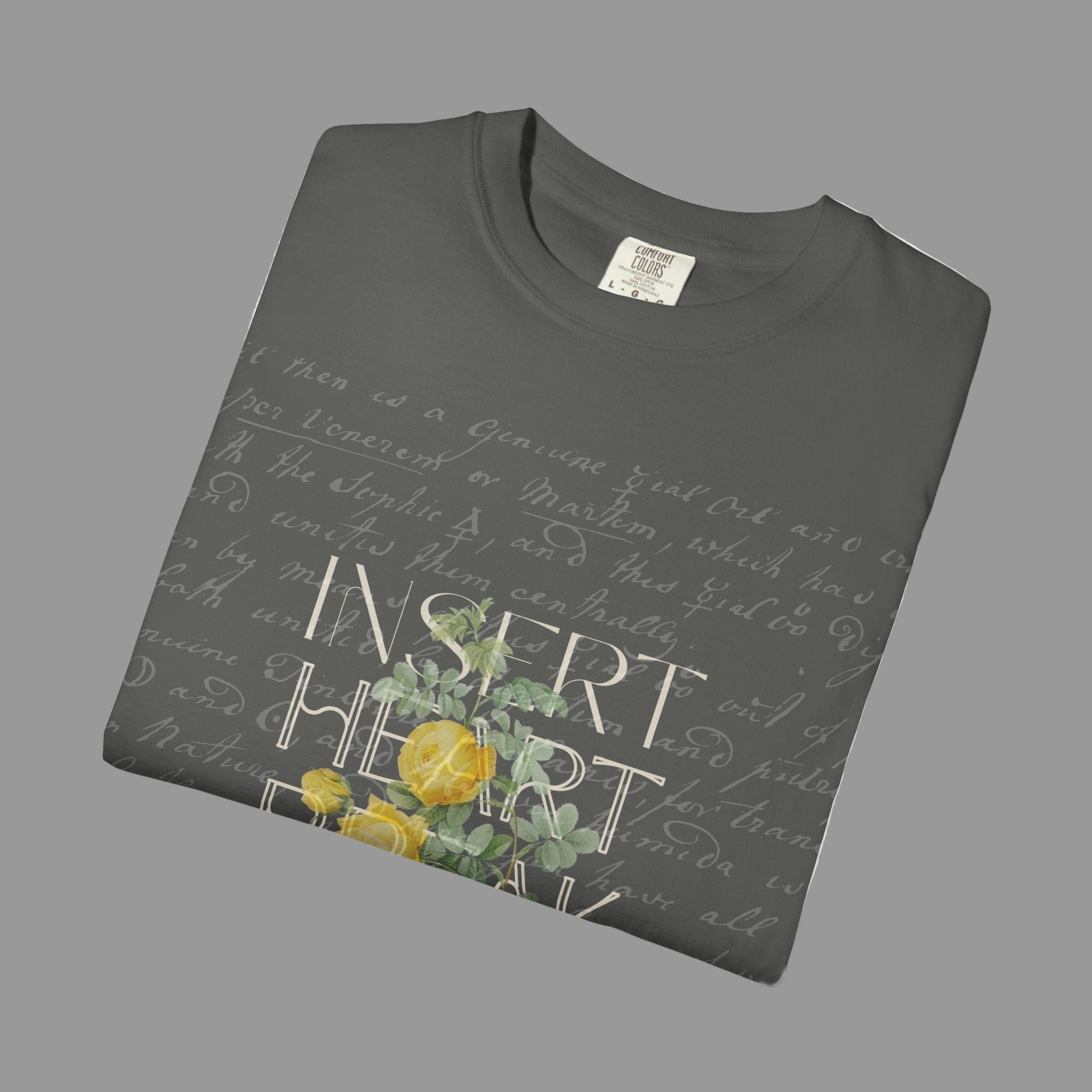 Insert Heartbreak Here — Vintage Rose Tee