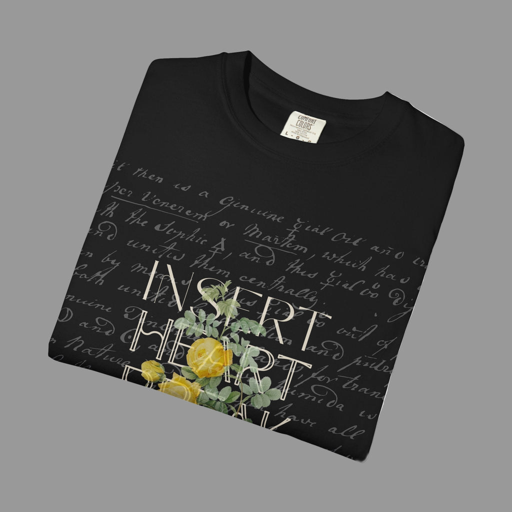 Insert Heartbreak Here — Vintage Rose Tee
